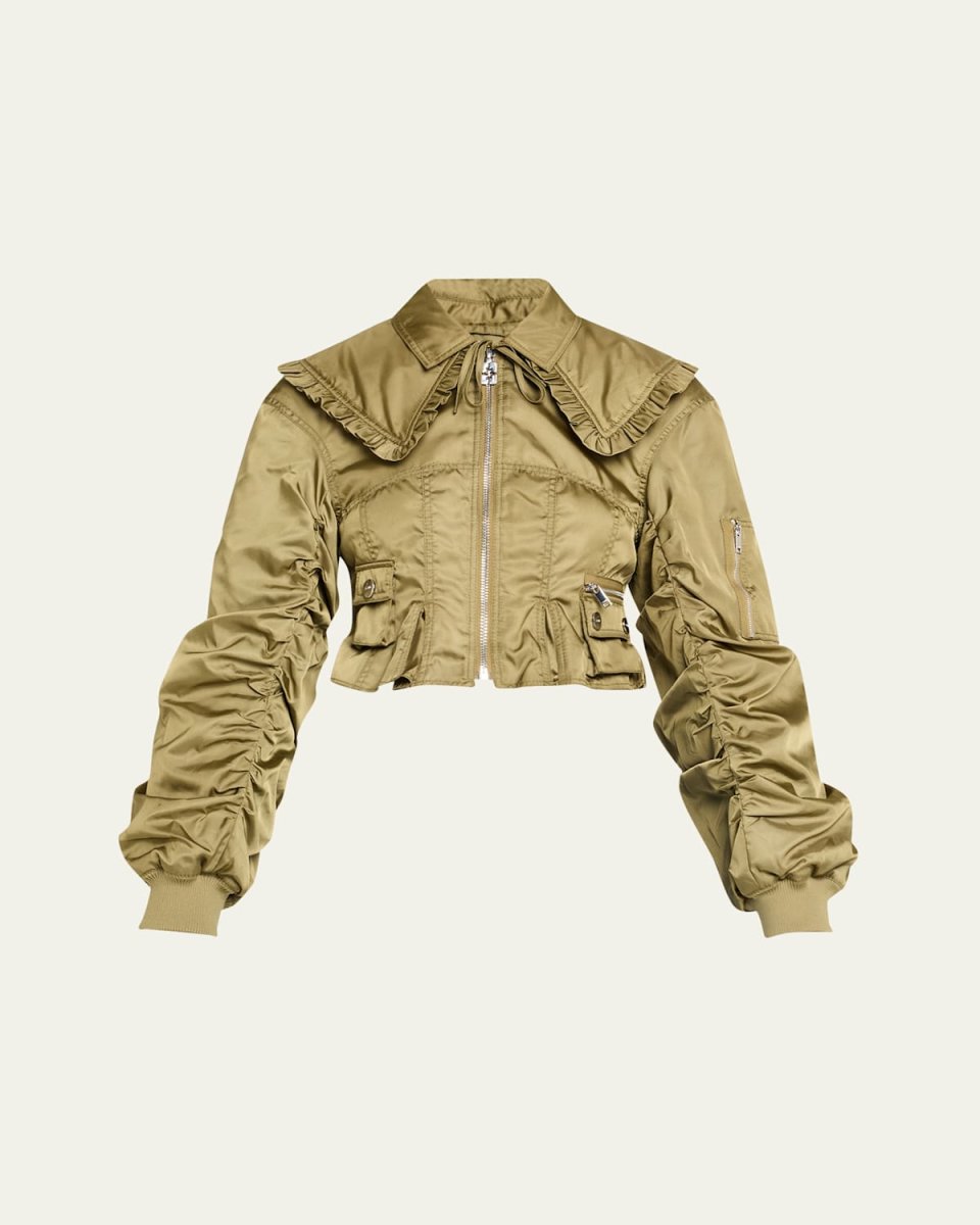 Duchesse Nylon Fitted Jacket